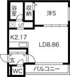 ZIZI DEUXの間取り画像