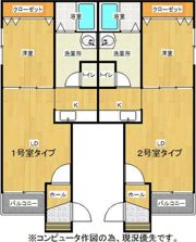ピュア学園旭町の間取り画像