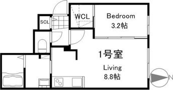 LIISA円山裏参道の間取り画像