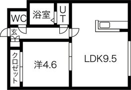 セレーナ南郷の間取り画像