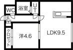 セレーナ南郷の間取り画像