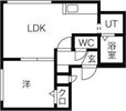 ハルクスマンションの間取り画像