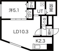 ALPHA南円山の間取り画像