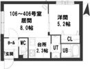グランメール北24条駅前の間取り画像