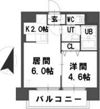 フランセジュール裏参道の間取り画像