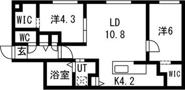 ALPHA GARDEN 豊平の間取り画像