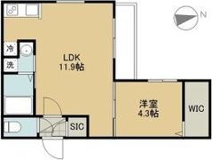 Parici南平岸（パーリッシィ南平岸）の間取り画像