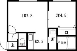 ボナールカノンN43の間取り画像