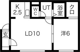 パークレジデンス菊水 Iの間取り画像