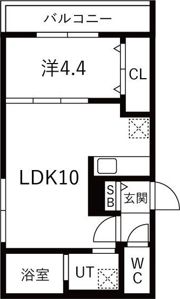 ASTER FLAX ASABU（アステール フラックス アの間取り画像