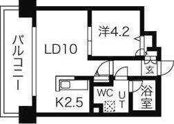 LEONE中島公園の間取り画像