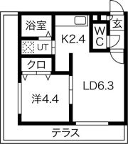 アークガーデン平岸IIの間取り画像