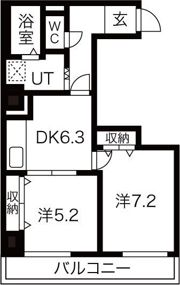 ドエル豊平7条の間取り画像