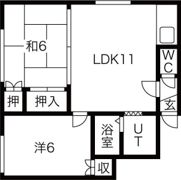 和光ハイツの間取り画像