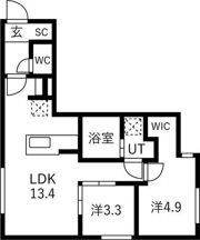仮）南13西7MSの間取り画像