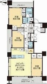 パークホームズ札幌大通イーストレジデンスの間取り画像