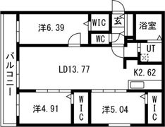 CIEL幌平橋の間取り画像
