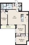 S-RESIDENCE豊平公園aloriaの間取り画像