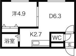 エスポワールの間取り画像