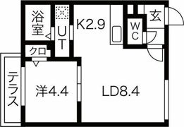 パティオ北21の間取り画像