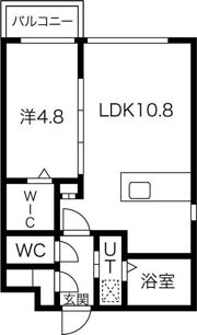 プレミアシティ新札幌の間取り画像