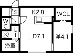 L’eclaireur（レクレルール）の間取り画像