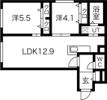 ALPHA南8条の間取り画像