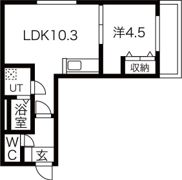 Treventi美術館西の間取り画像