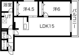ブランシャールNAKAJIMA PARK FRONTの間取り画像