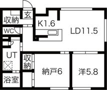 ディア麻生の間取り画像