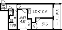 パーチェ豊平の間取り画像