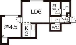 シャングリラ美園の間取り画像