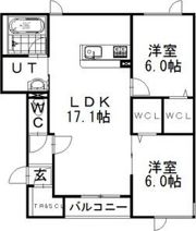 カミュラスIの間取り画像