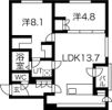 XYZ Shinsapporoの間取り画像