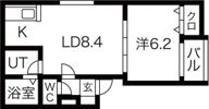 サンテラス麻生の間取り画像