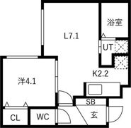 グランシード月寒西の間取り画像