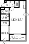 シャリテ澄川Iの間取り画像