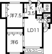 MS坂の下の間取り画像