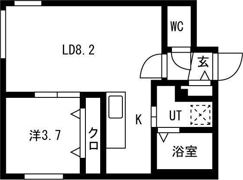 AREA西岡51の間取り画像