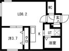 AREA西岡51の間取り画像