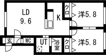 ルミエールSUHARA B舘の間取り画像