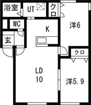 ルミエールSUHARA A舘の間取り画像