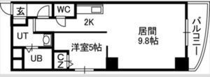 プルミエール札幌の間取り画像