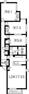 プレメゾン円山の間取り画像