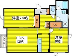 ローズマンションの間取り画像