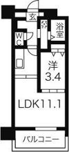 イリオス中島公園の間取り画像
