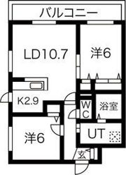 シャトーアネックスの間取り画像