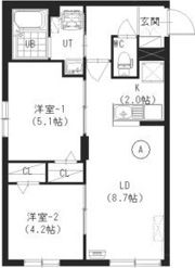 セフィーロ新札幌の間取り画像