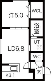 fair bianca unoの間取り画像