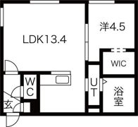 POEM南8条の間取り画像